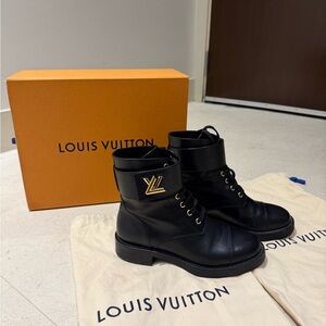 Louis Vuitton Black Ankle Boots